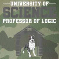 Professor Of Logic At The University Of Science Syllogistic Legacy Tie Dye Trucker Hat
