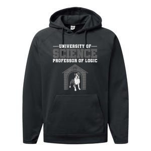 Professor Of Logic At The University Of Science Syllogistic Performance Fleece Hoodie