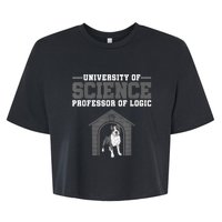 Professor Of Logic At The University Of Science Syllogistic Bella+Canvas Jersey Crop Tee