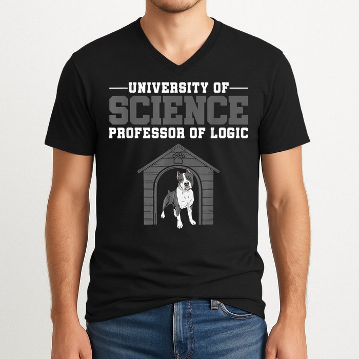 Professor Of Logic At The University Of Science Syllogistic V-Neck T-Shirt