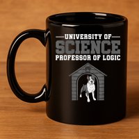 Professor Of Logic At The University Of Science Syllogistic 11oz C Handle Ceramic Mug