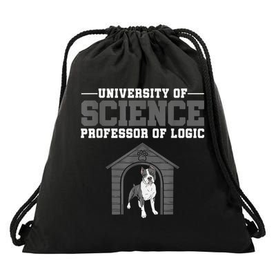 Professor Of Logic At The University Of Science Syllogistic Drawstring Bag