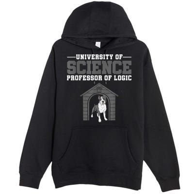 Professor Of Logic At The University Of Science Syllogistic Premium Pullover Hoodie