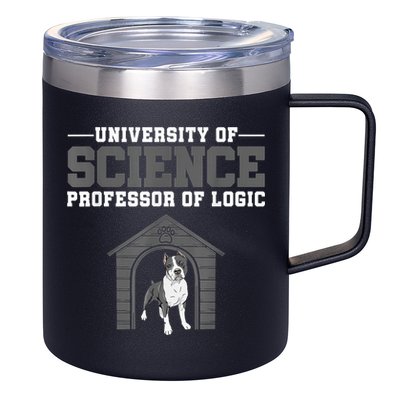 Professor Of Logic At The University Of Science Syllogistic 12oz Stainless Steel Coffee Mug