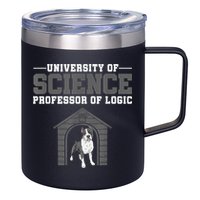 Professor Of Logic At The University Of Science Syllogistic 12oz Stainless Steel Coffee Mug