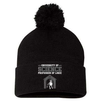 Professor Of Logic At The University Of Science Syllogistic Pom Pom 12in Knit Beanie
