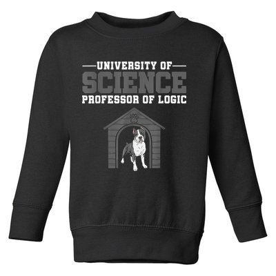 Professor Of Logic At The University Of Science Syllogistic Toddler Sweatshirt