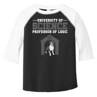 Professor Of Logic At The University Of Science Syllogistic Toddler Fine Jersey T-Shirt