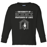 Professor Of Logic At The University Of Science Syllogistic Toddler Long Sleeve Shirt