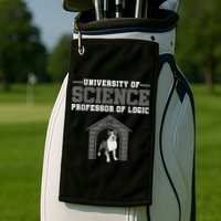 Professor Of Logic At The University Of Science Syllogistic Golf Towel