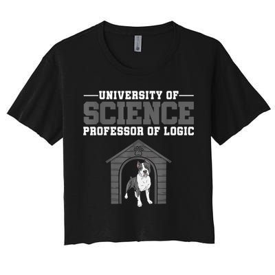Professor Of Logic At The University Of Science Syllogistic Crop Top