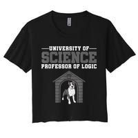 Professor Of Logic At The University Of Science Syllogistic Crop Top