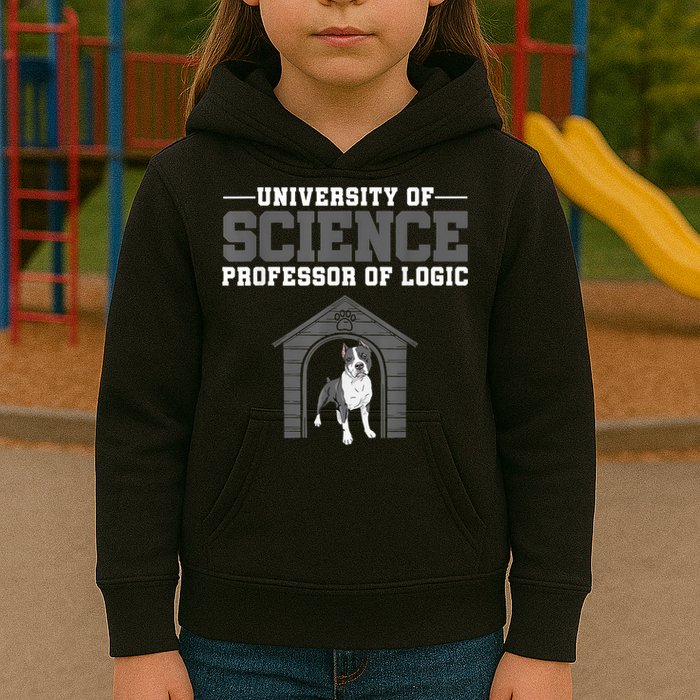 Professor Of Logic At The University Of Science Syllogistic Kids Hoodie