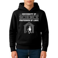 Professor Of Logic At The University Of Science Syllogistic Kids Hoodie