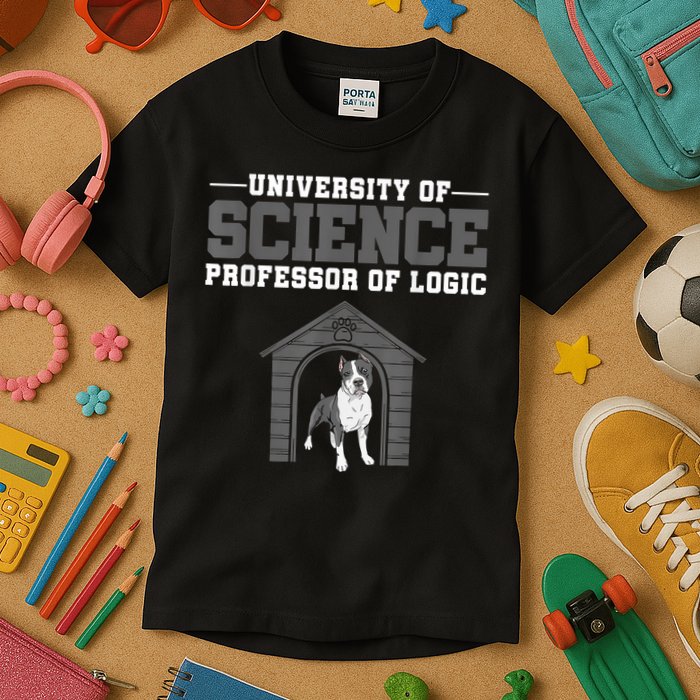 Professor Of Logic At The University Of Science Syllogistic Kids T-Shirt