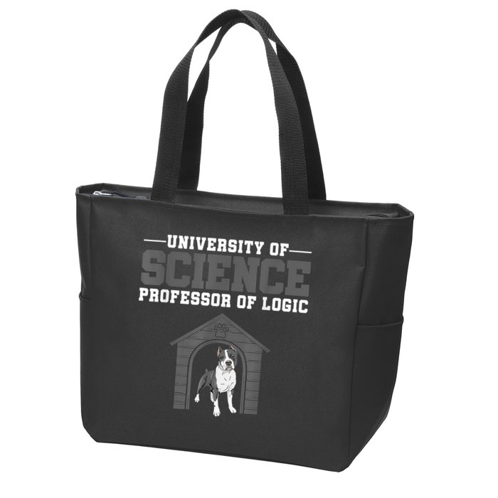 Professor Of Logic At The University Of Science Syllogistic Zip Tote Bag