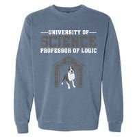 Professor Of Logic At The University Of Science Syllogistic Garment-Dyed Sweatshirt