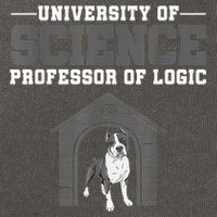 Professor Of Logic At The University Of Science Syllogistic Cotton Canvas Backpack
