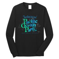 Pacific Ocean Los Angeles Park Retro Vintage Long Sleeve Shirt