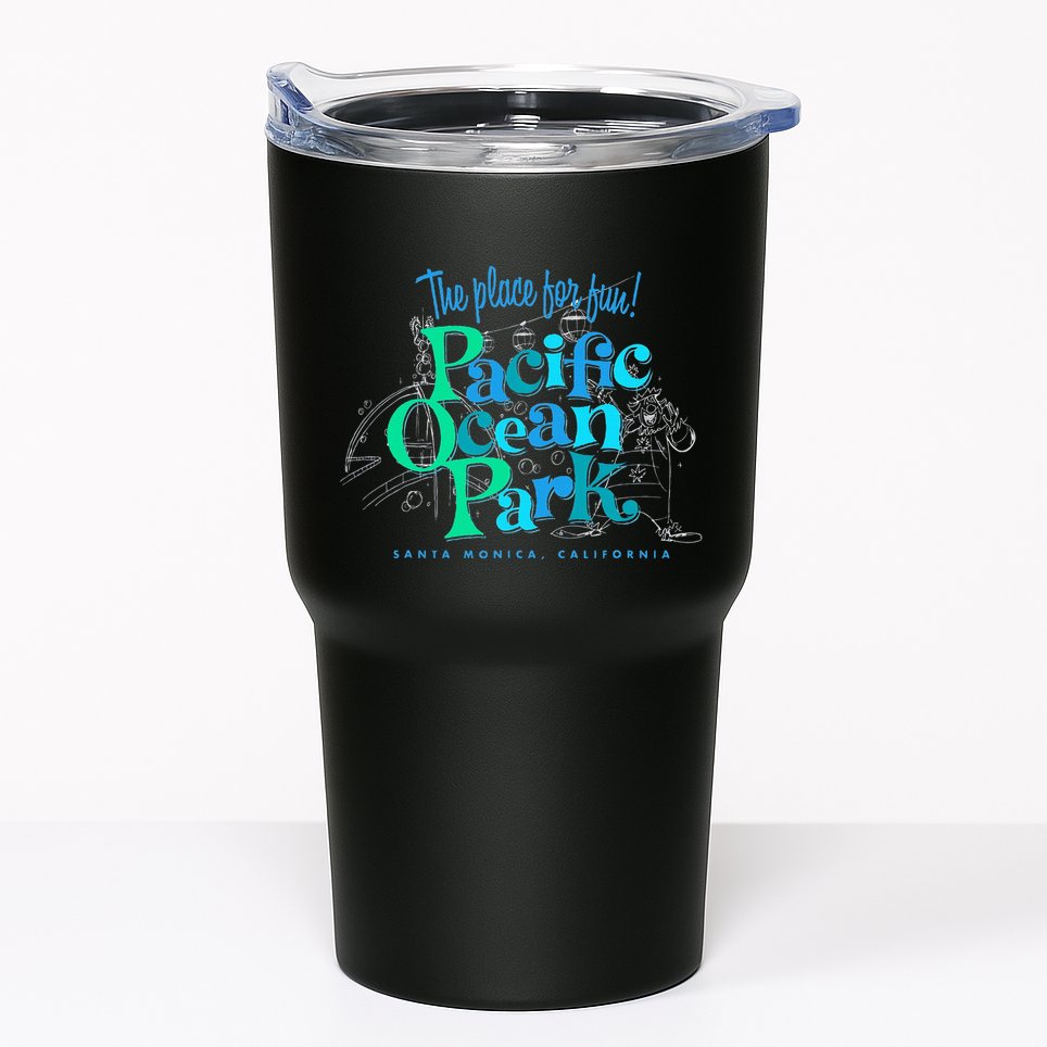 Pacific Ocean Los Angeles Park Retro Vintage Tumbler