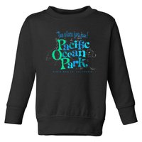 Pacific Ocean Los Angeles Park Retro Vintage Toddler Sweatshirt