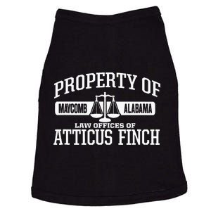 Property Of Law Offices Of Atticus Finch Maycomb Alabama Doggie Tank