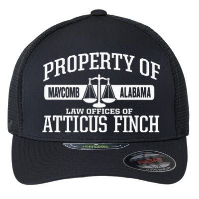 Property Of Law Offices Of Atticus Finch Maycomb Alabama Flexfit Unipanel Trucker Cap