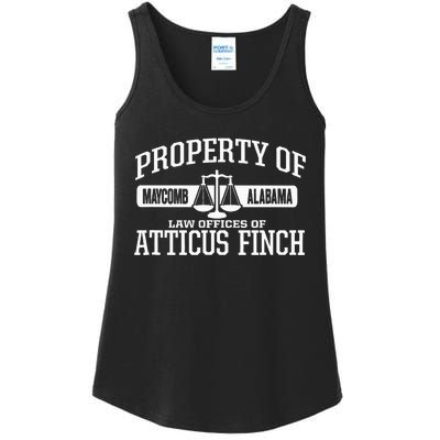 Property Of Law Offices Of Atticus Finch Maycomb Alabama Ladies Essential Tank