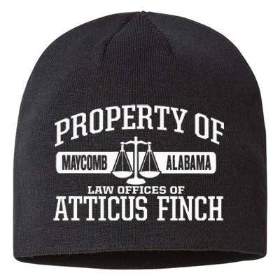 Property Of Law Offices Of Atticus Finch Maycomb Alabama Sustainable Beanie