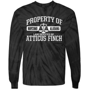 Property Of Law Offices Of Atticus Finch Maycomb Alabama Tie-Dye Long Sleeve Shirt