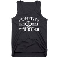 Property Of Law Offices Of Atticus Finch Maycomb Alabama Tank Top