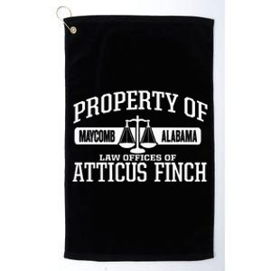 Property Of Law Offices Of Atticus Finch Maycomb Alabama Platinum Collection Golf Towel