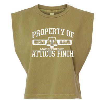 Property Of Law Offices Of Atticus Finch Maycomb Alabama Garment-Dyed Women's Muscle Tee