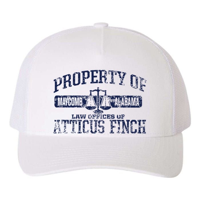 Property Of Law Offices Of Atticus Finch Maycomb Distressed Yupoong Adult 5-Panel Trucker Hat