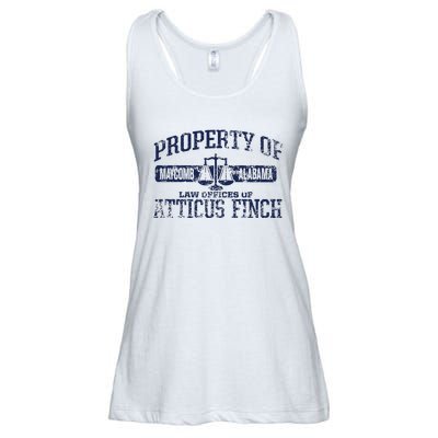 Property Of Law Offices Of Atticus Finch Maycomb Distressed Ladies Essential Flowy Tank