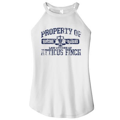 Property Of Law Offices Of Atticus Finch Maycomb Distressed Women’s Perfect Tri Rocker Tank