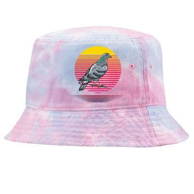 Pigeon Owner Lover Gifts Pigeon Love Gift Tie-Dyed Bucket Hat