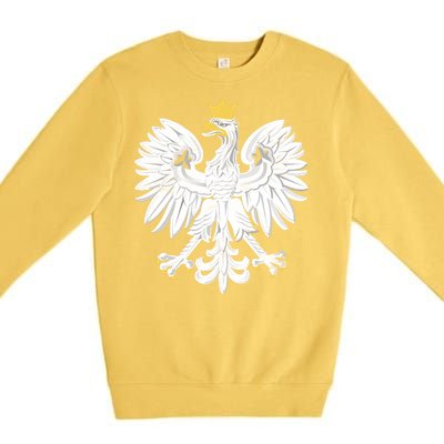 Poland Pride Vintage Eagle Premium Crewneck Sweatshirt