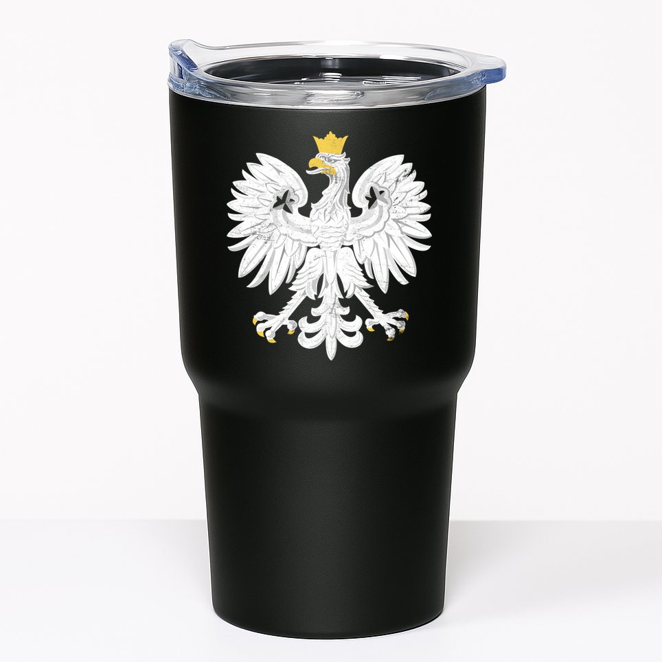 Poland Pride Vintage Eagle Tumbler
