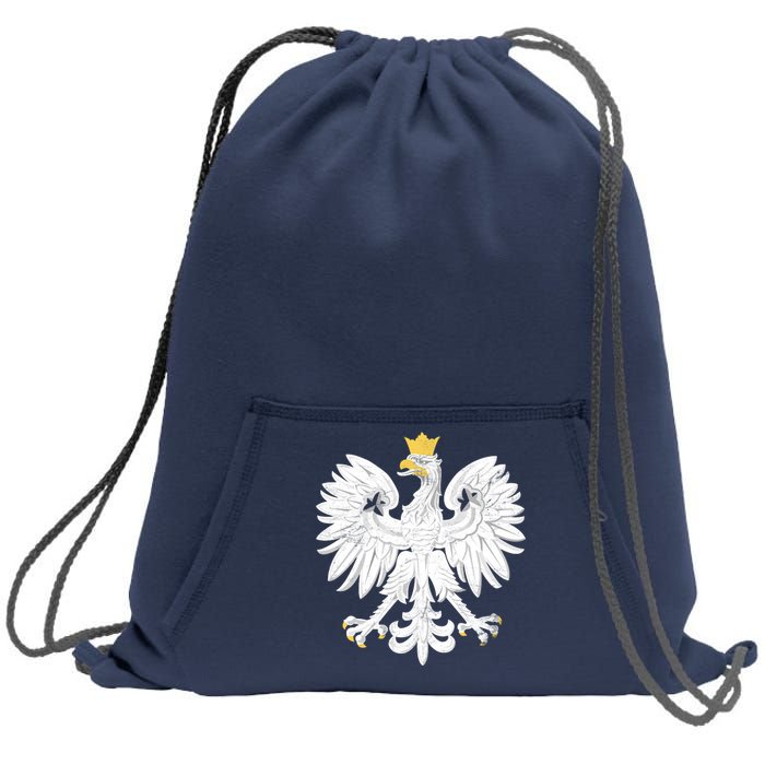 Poland Pride Vintage Eagle Sweatshirt Cinch Pack Bag