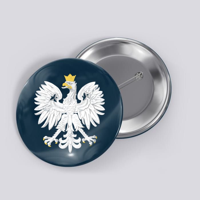 Poland Pride Vintage Eagle Button