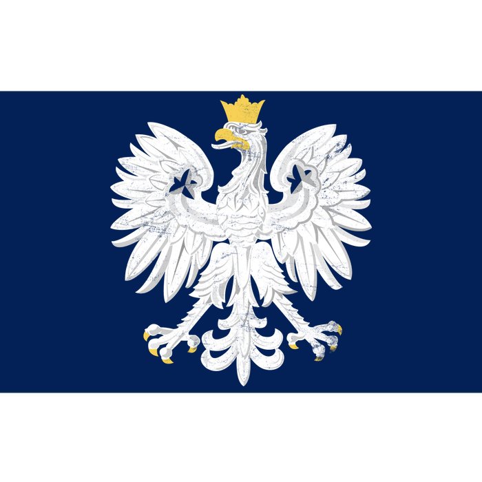 Poland Pride Vintage Eagle Bumper Sticker