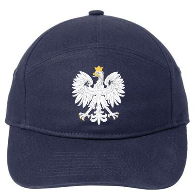 Poland Pride Vintage Eagle 7-Panel Snapback Hat