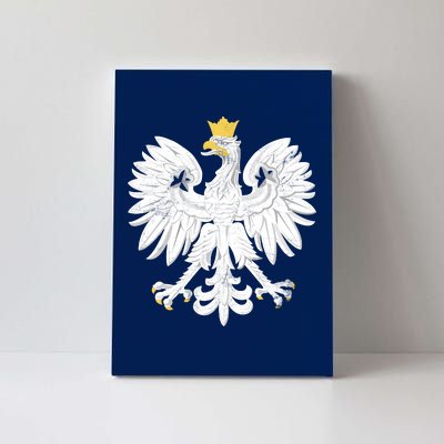 Poland Pride Vintage Eagle Canvas