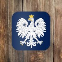 Poland Pride Vintage Eagle Coaster