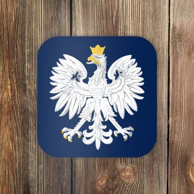 Poland Pride Vintage Eagle Coaster