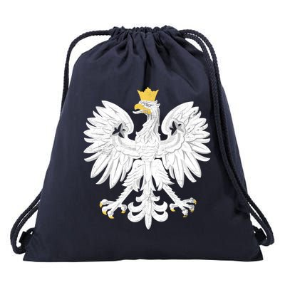 Poland Pride Vintage Eagle Drawstring Bag