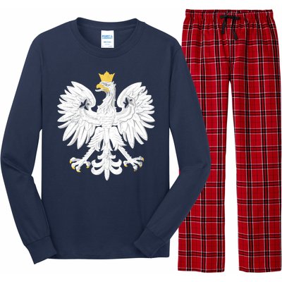 Poland Pride Vintage Eagle Long Sleeve Pajama Set