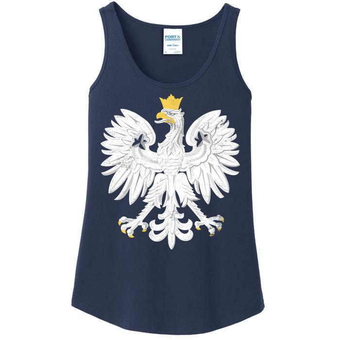 Poland Pride Vintage Eagle Ladies Essential Tank