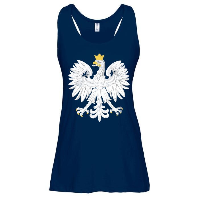 Poland Pride Vintage Eagle Ladies Essential Flowy Tank